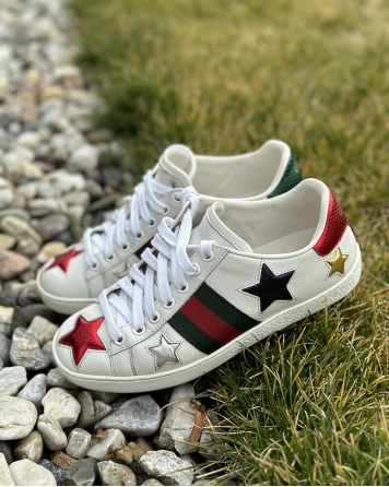 Tenisky dámské Gucci GG ACE STARS bílé